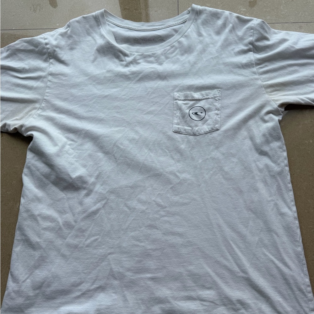 O'Neill White Short Sleeve Pocket Tee